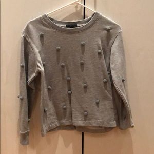 J crew Pom Pom sweatshirt